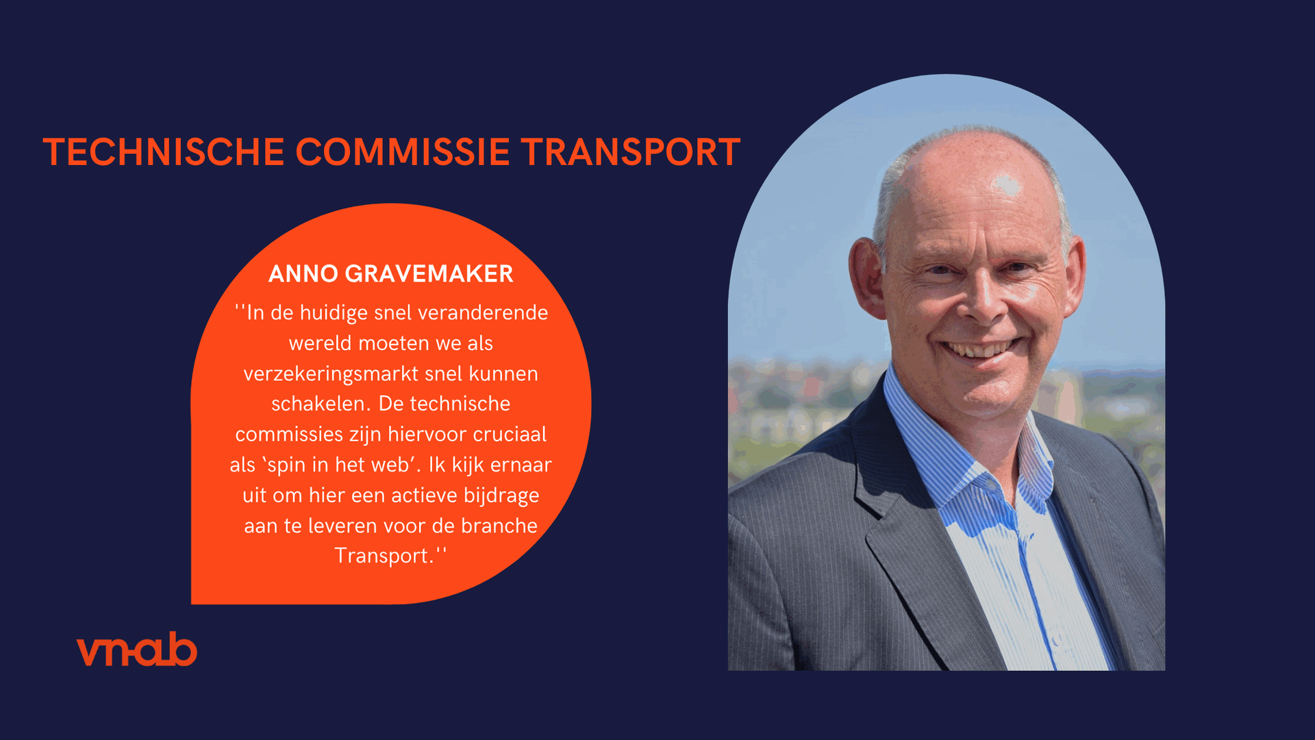 VNAB verwelkomt Anno Gravemaker