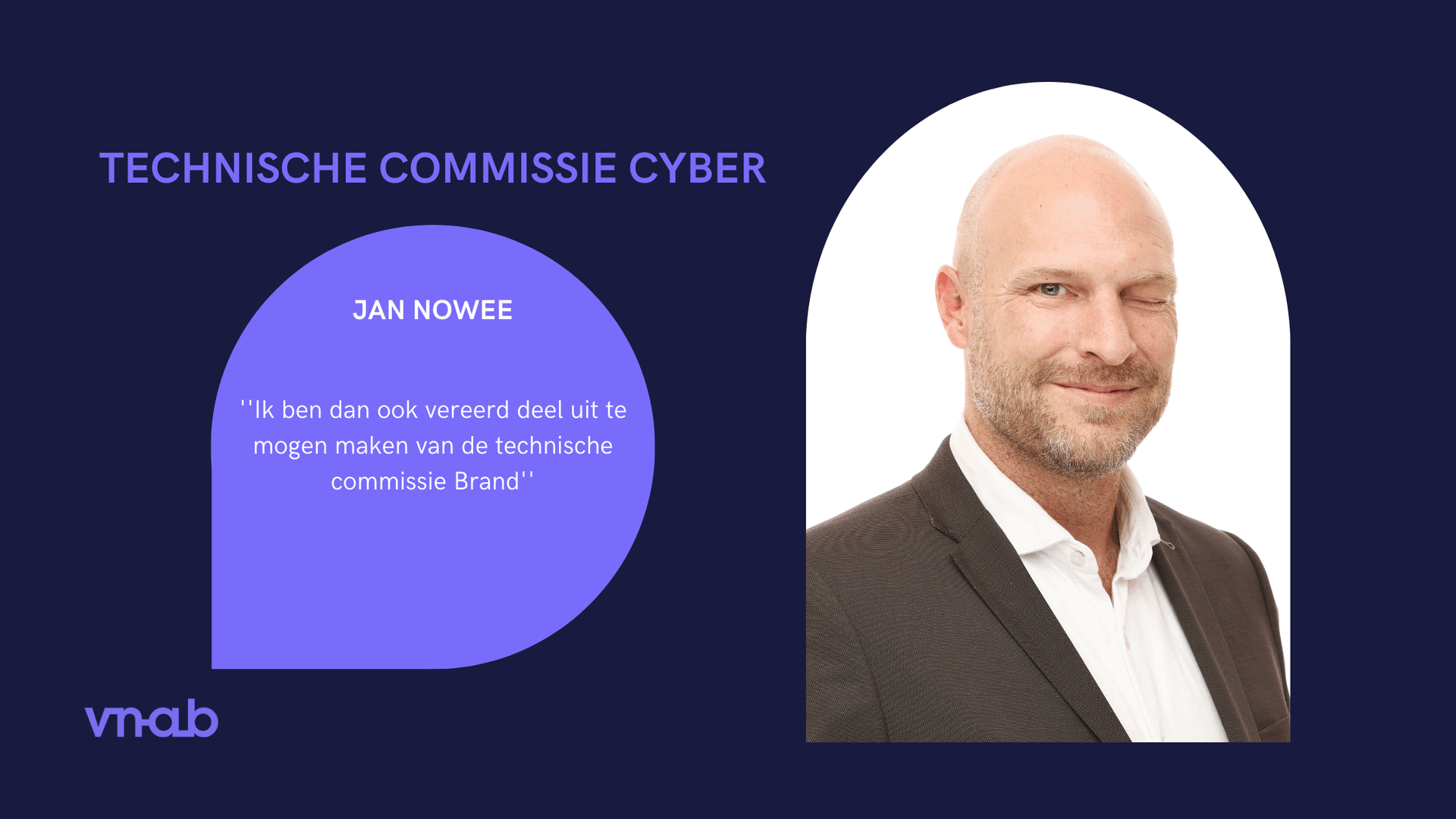 VNAB verwelkomt Jan Nowee