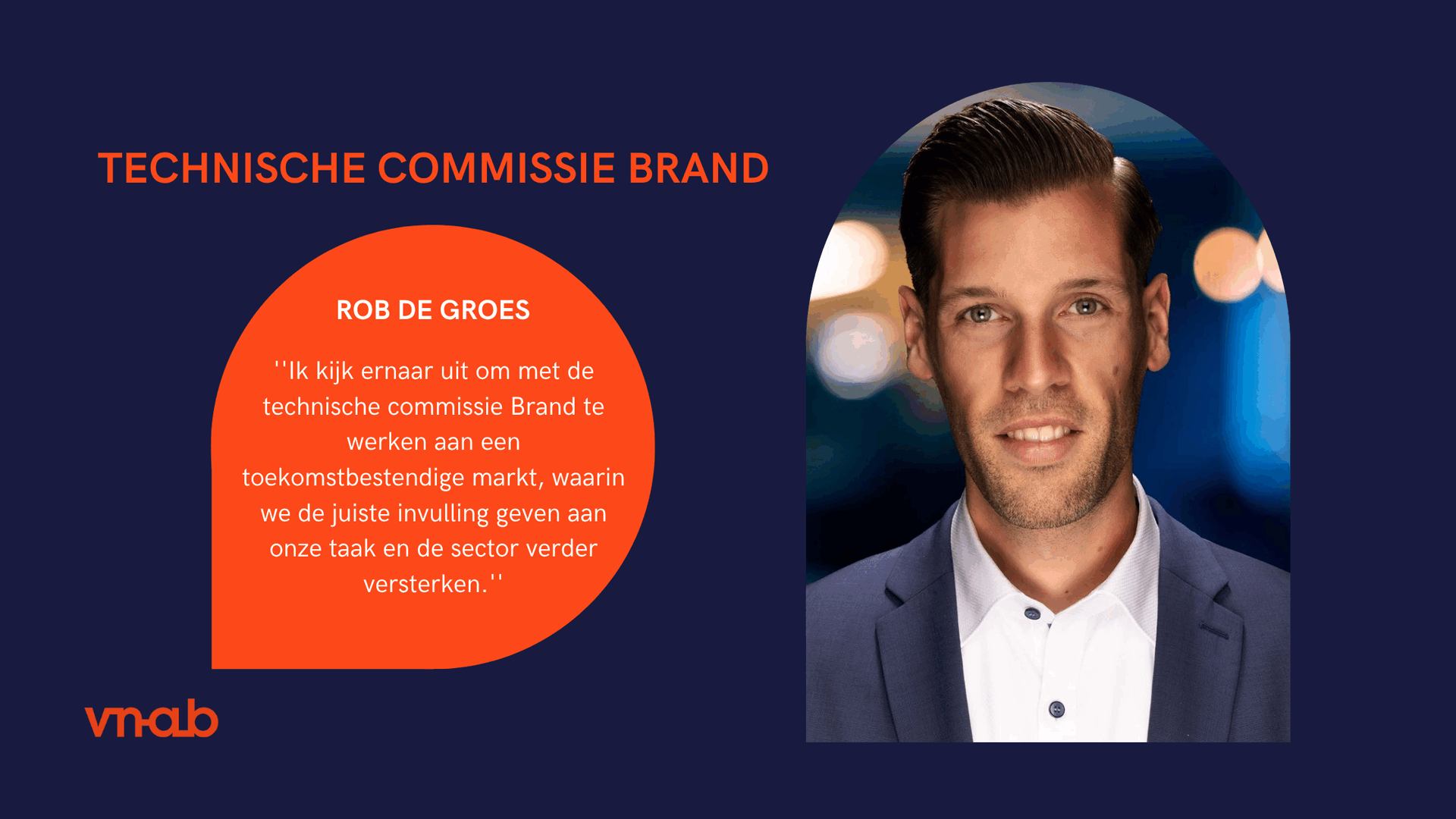 VNAB verwelkomt Rob de Groes