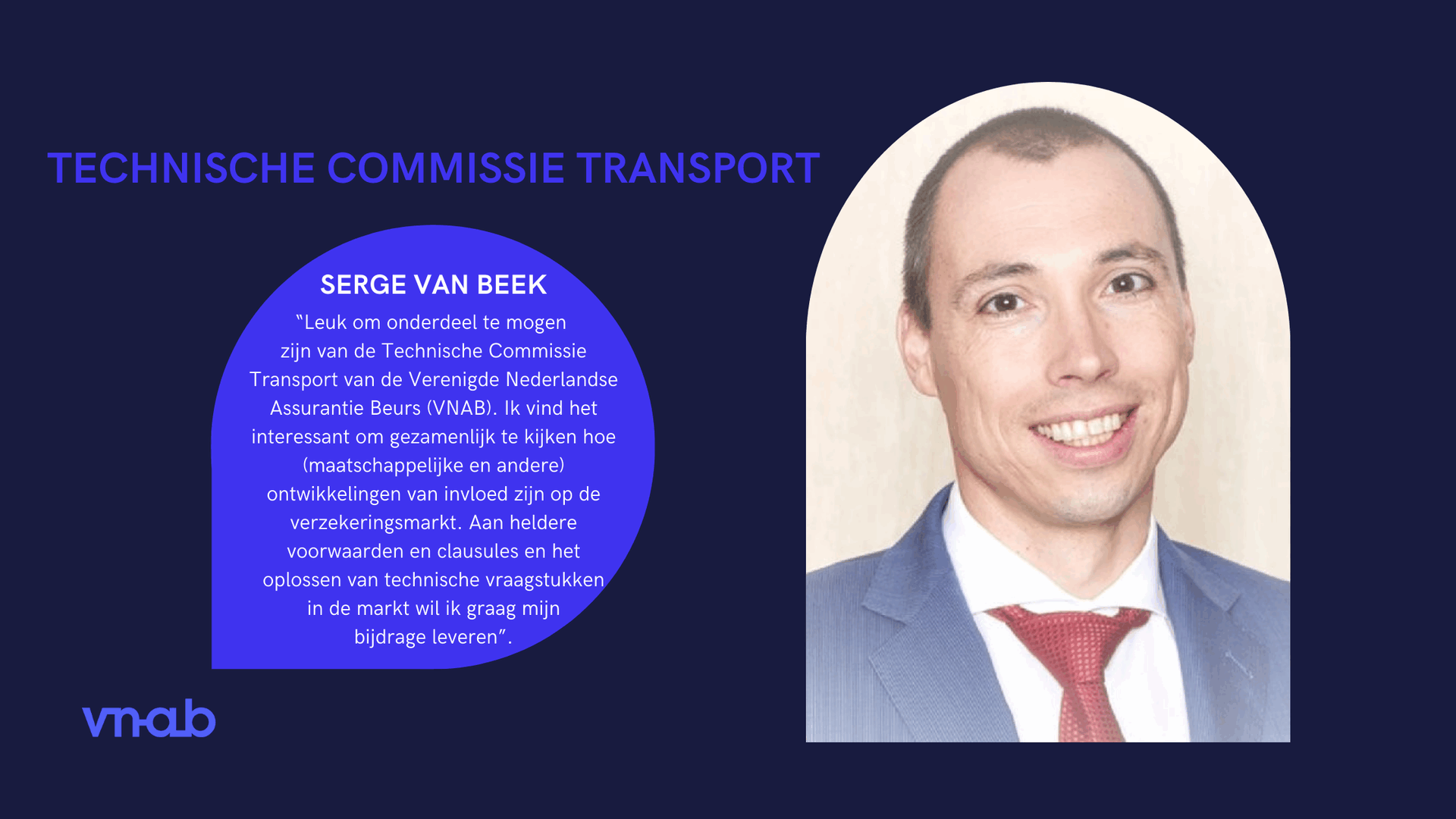 VNAB verwelkomt Serge van Beek