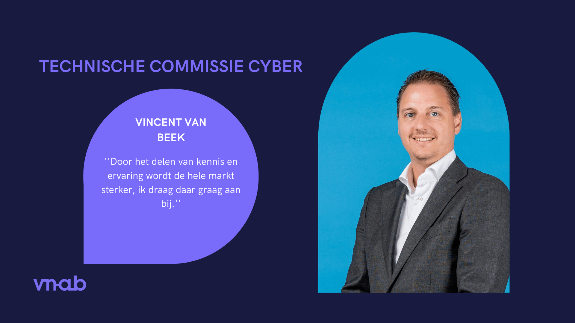 VNAB verwelkomt Vincent van Beek